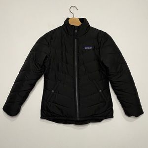 Patagonia Girls Reversible Snow Flower Jacket Black